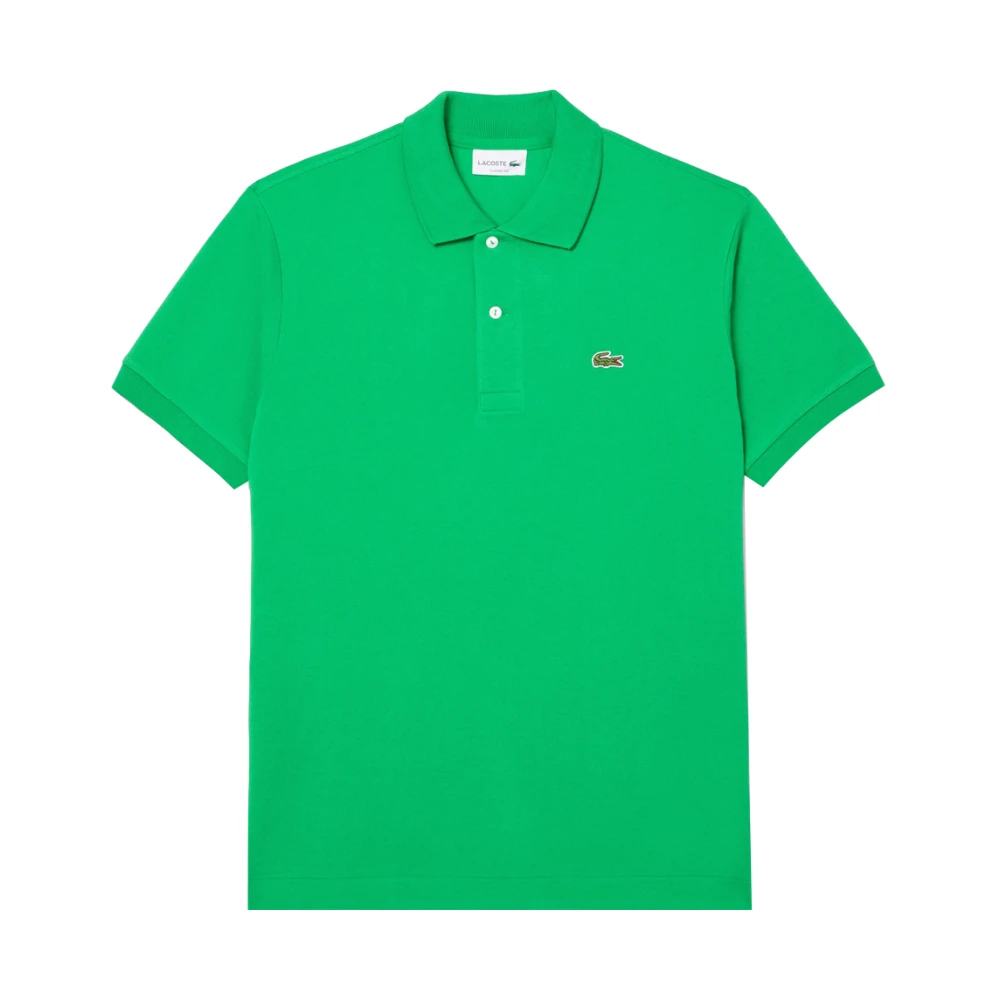 Lacoste Men's Green Polo Classic Fit Cotton - Polo Shirts - M - Tops