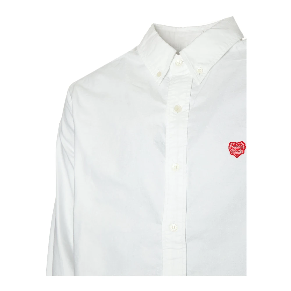 Human Made Oxford Overhemd met Button Down Kraag White Heren