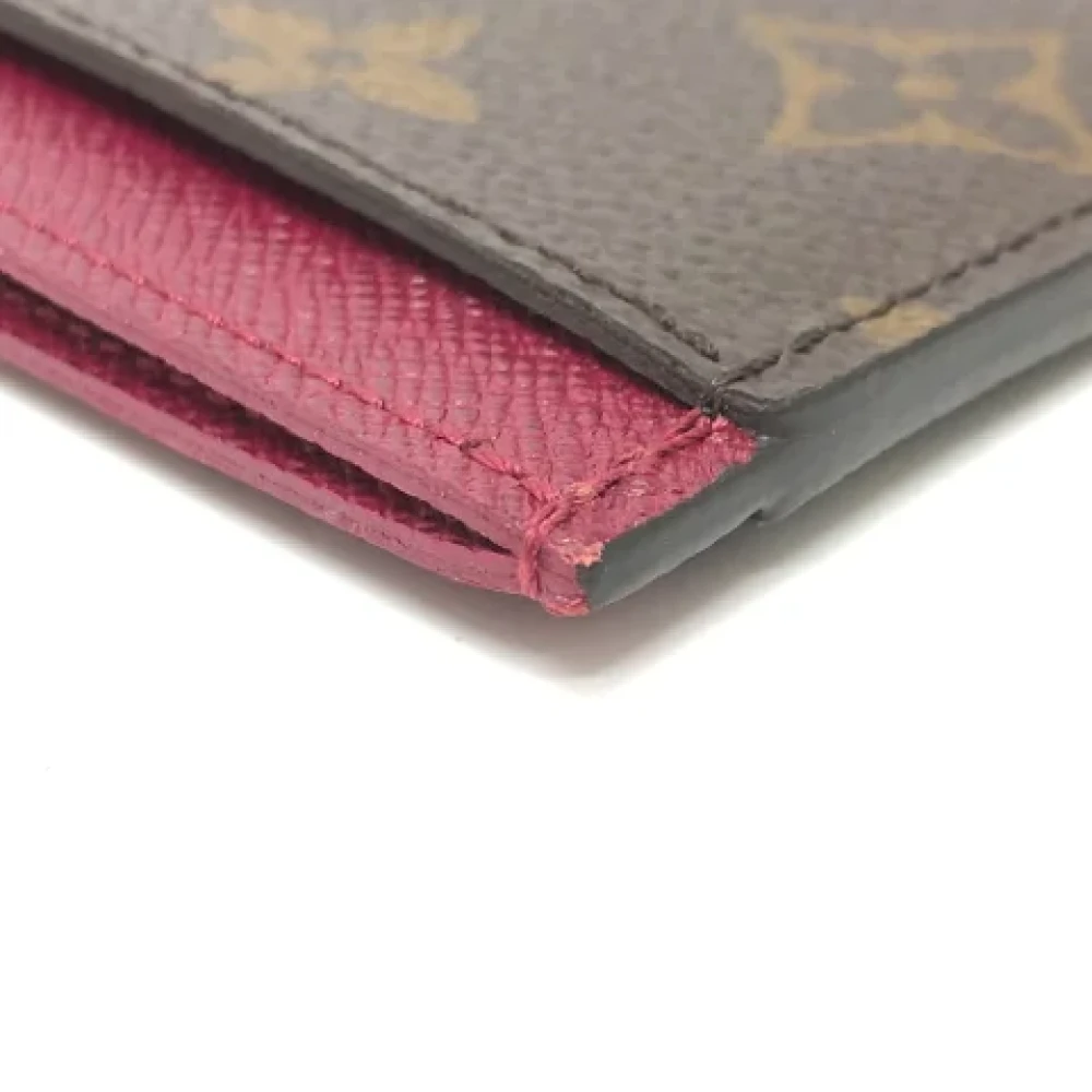 Louis Vuitton Vintage Pre-owned Cotton wallets Brown Dames