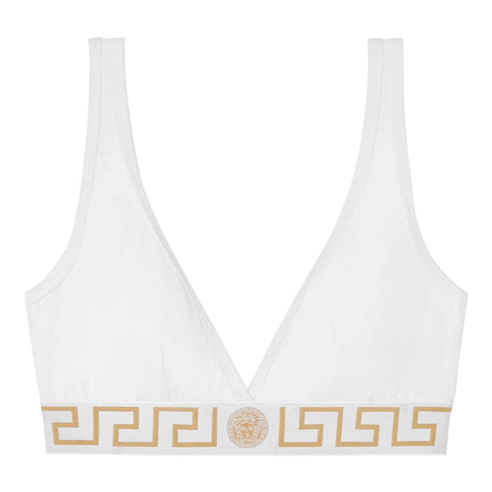 Versace Wit ondergoed met Greca-band White Dames