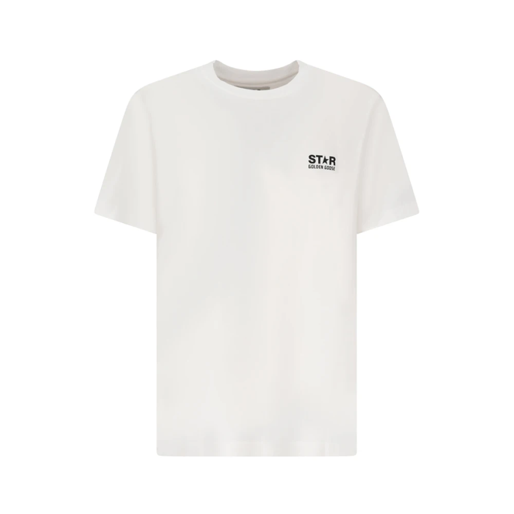 Golden Goose Men's White T-Shirts, 2XL, Regular T-Shirt Big Star Back