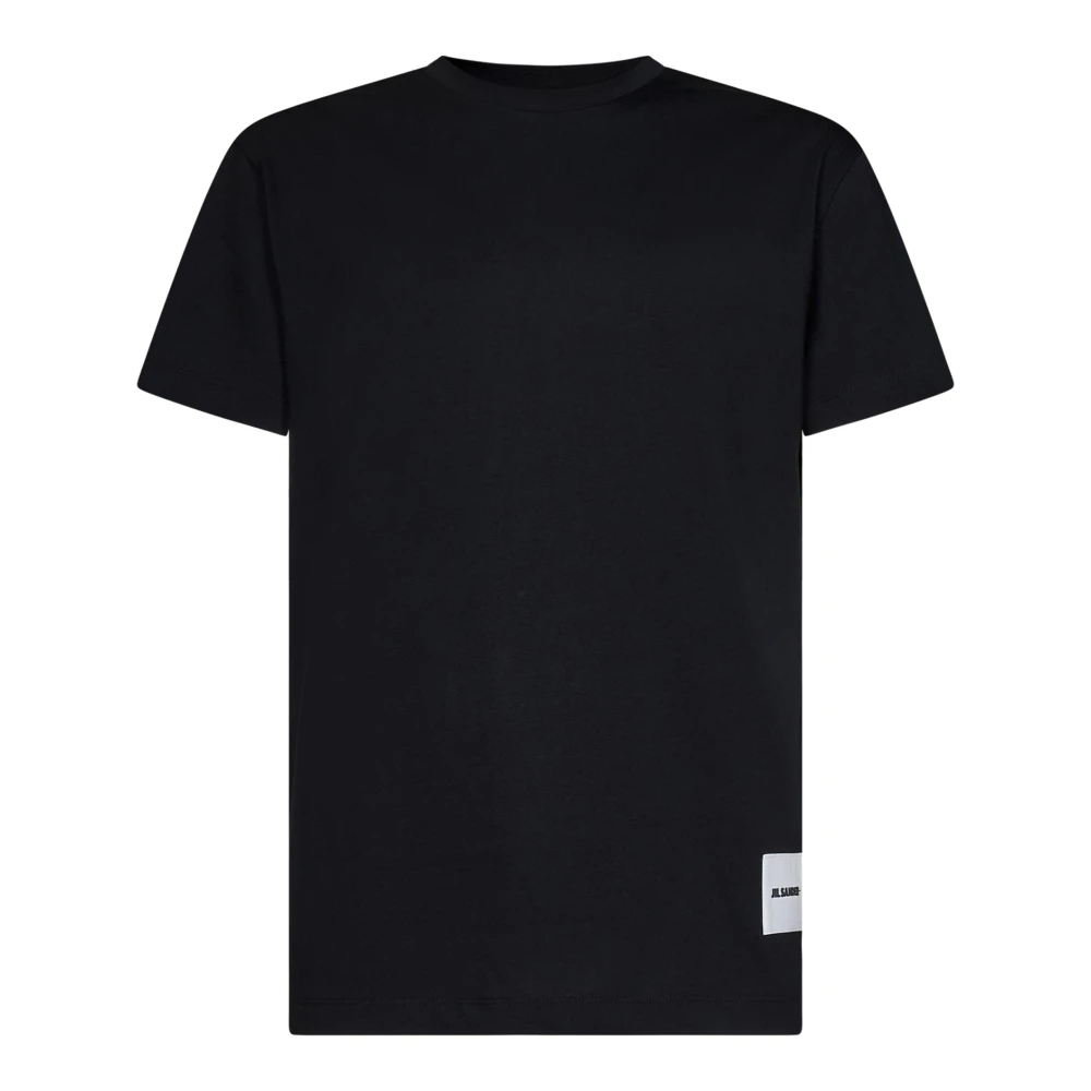 Jil Sander Herren Schwarz Oberteile, K, Lgröße: