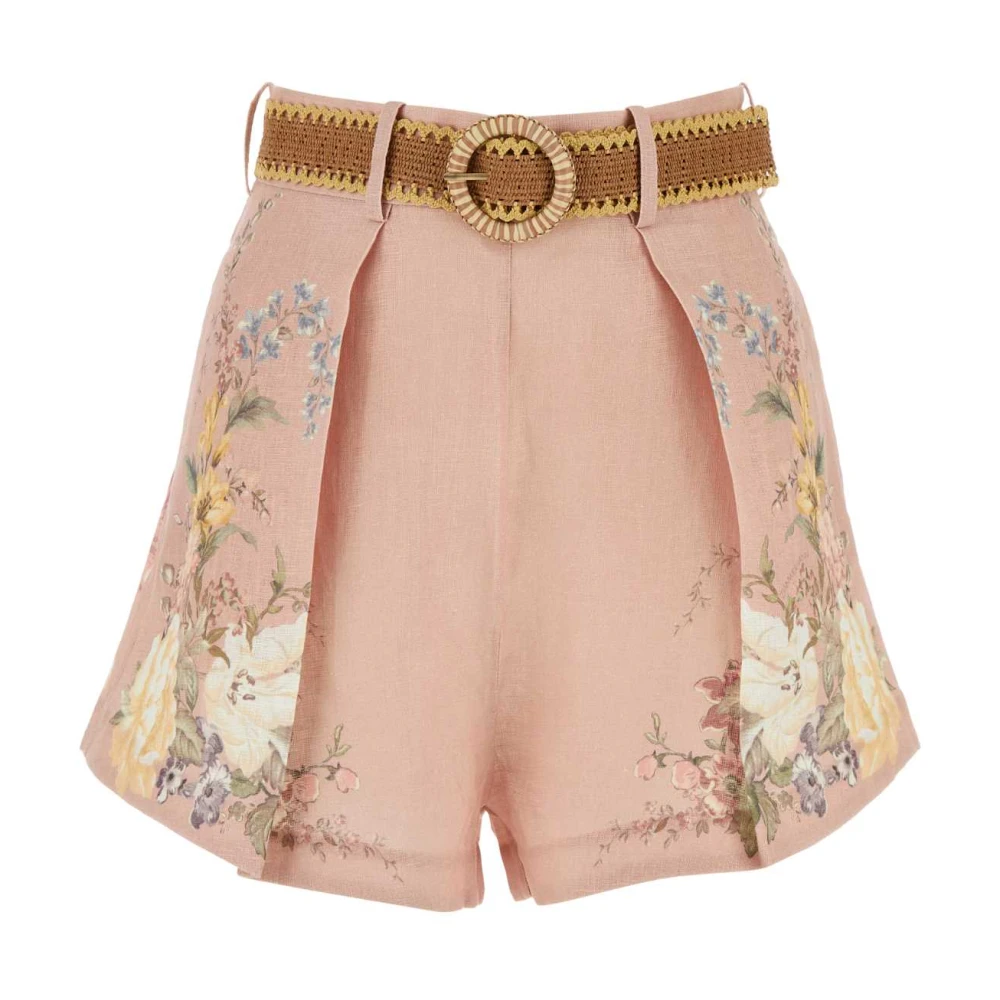 Zimmermann Linnen Waverly Shorts Multicolor Dames