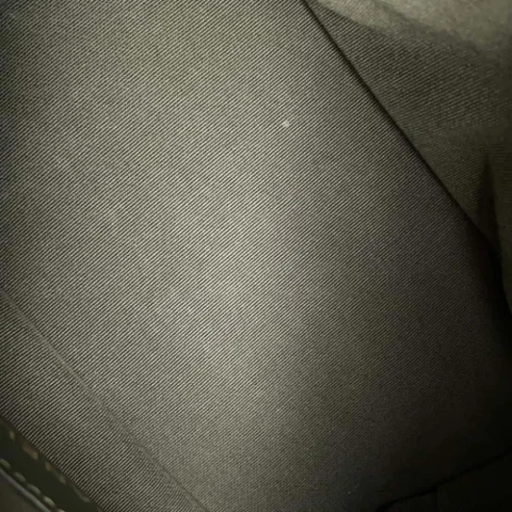 Chanel Vintage Pre-owned Leather backpacks Green Dames