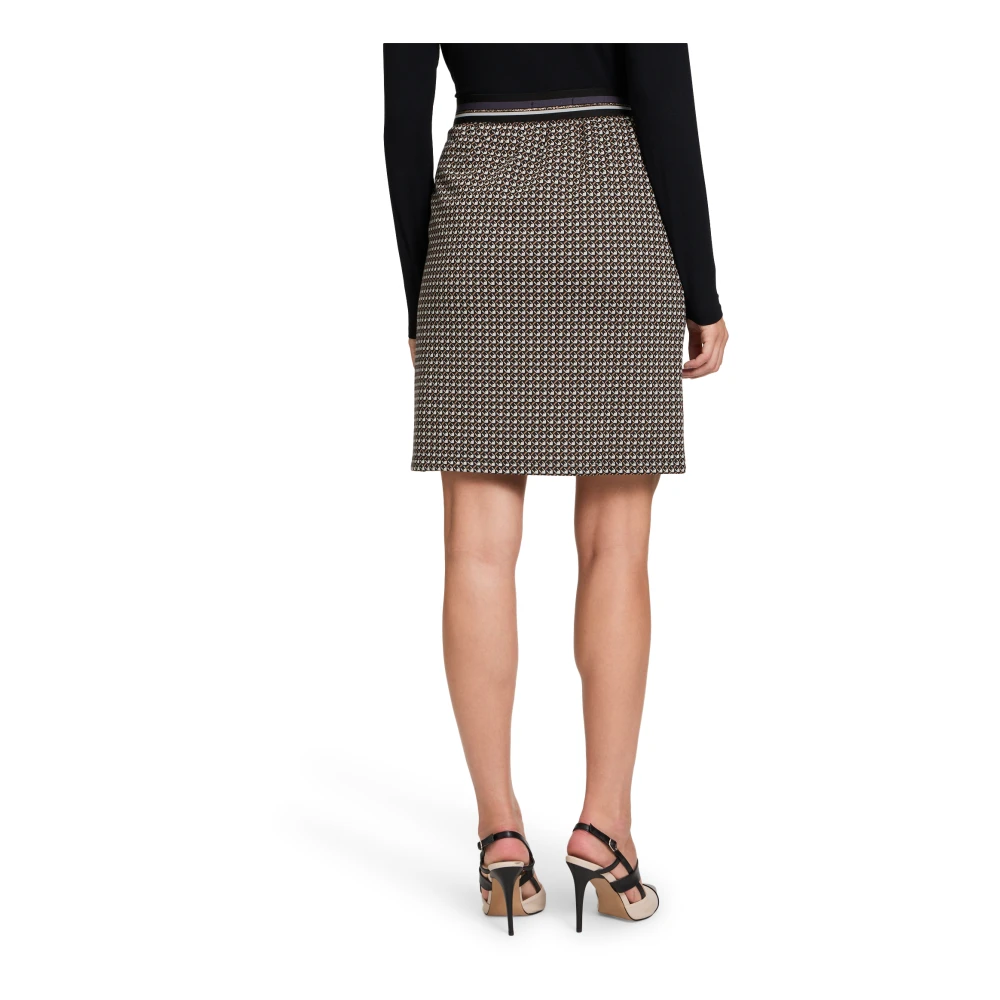 Betty Barclay Elegante Slip Rok met Elastische Taille Black Dames