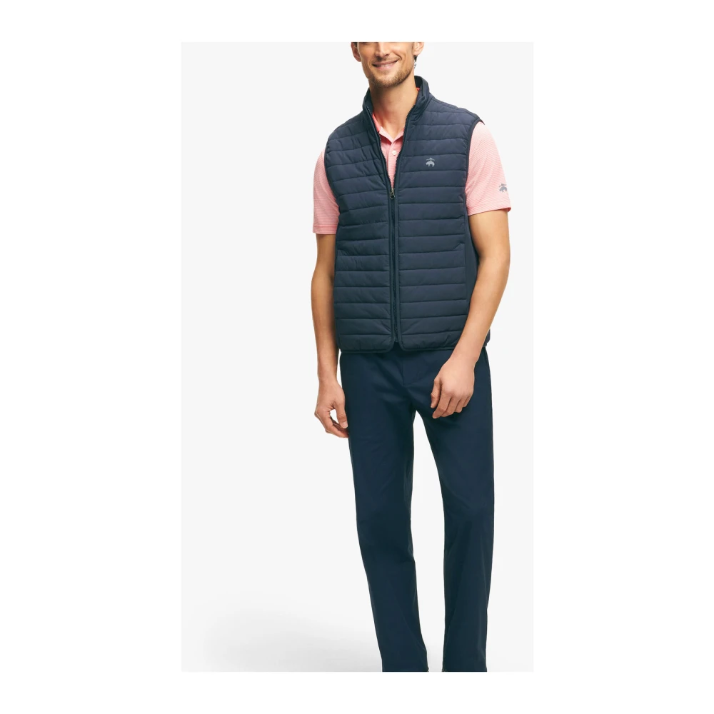 Brooks Brothers Puffer Vest Blue Heren