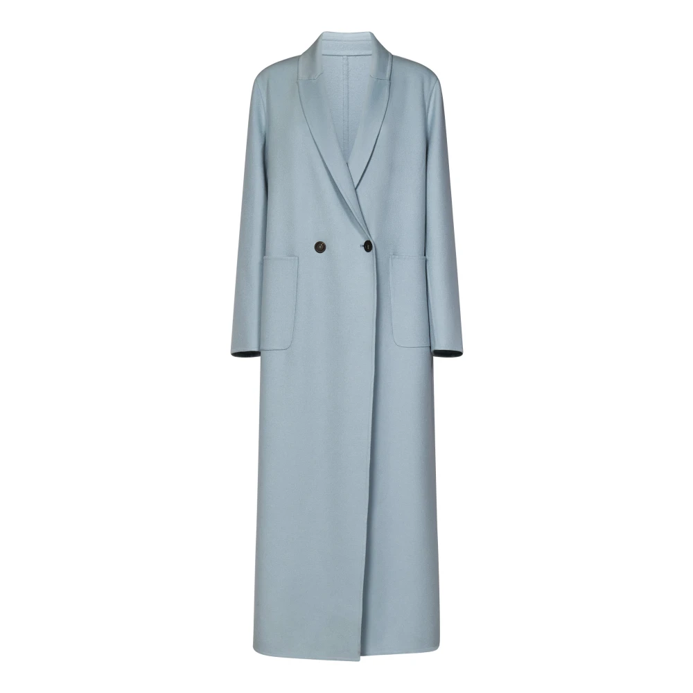 Malo Belted Coats Blue Dames
