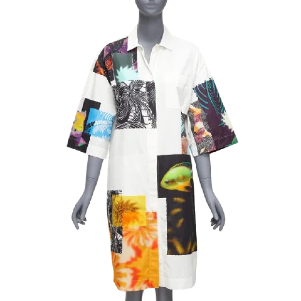 Dries van Noten Pre-owned Cotton dresses Multicolor Dames