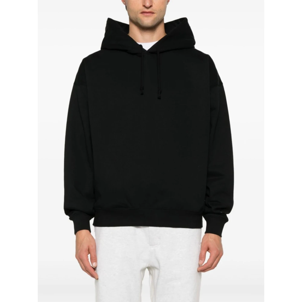 Y-3 Natuur-geïnspireerde grafische hoodie Black Heren