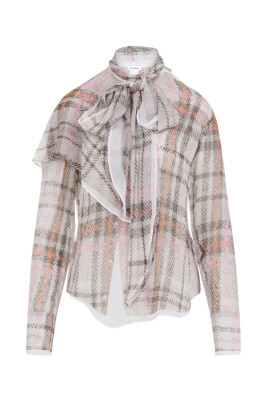 chemisier-en-soie-col-montant-gris