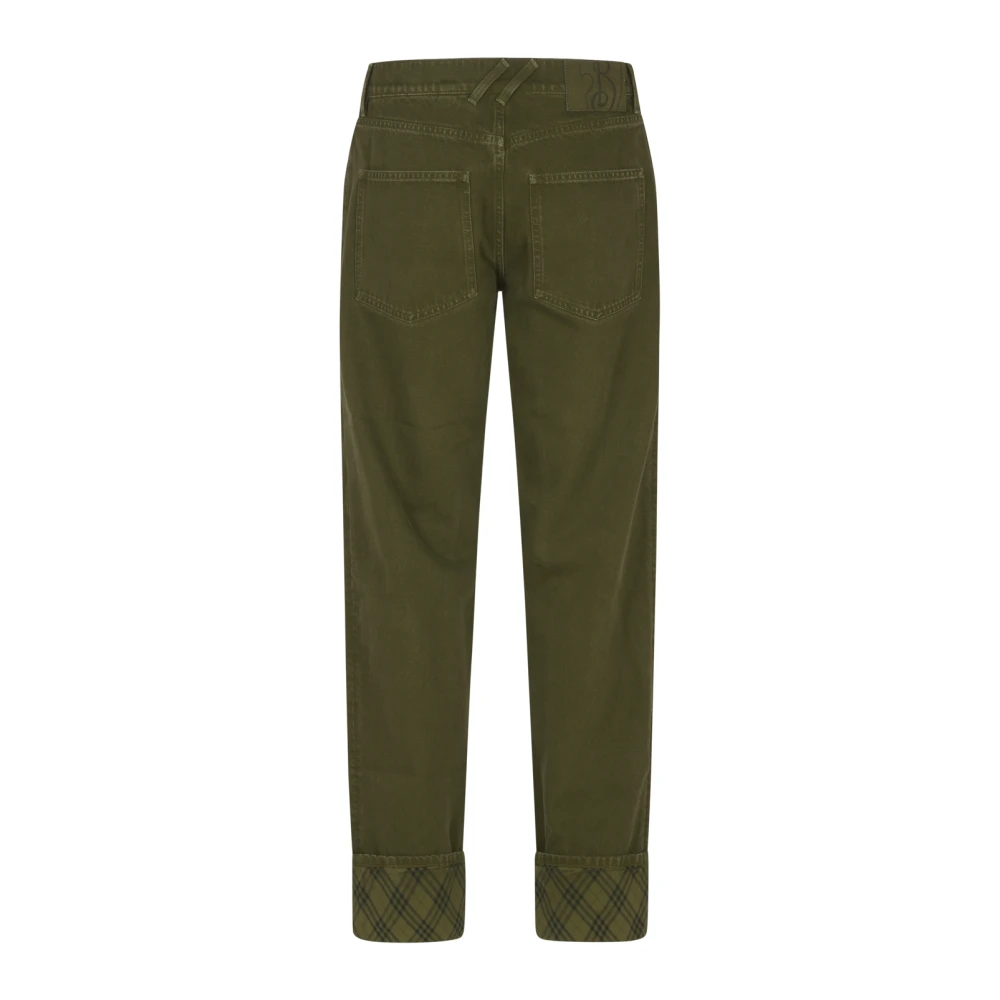 Burberry Jeans met splitzomen Green Heren