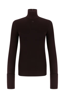 Turtleneck Stickad Topp