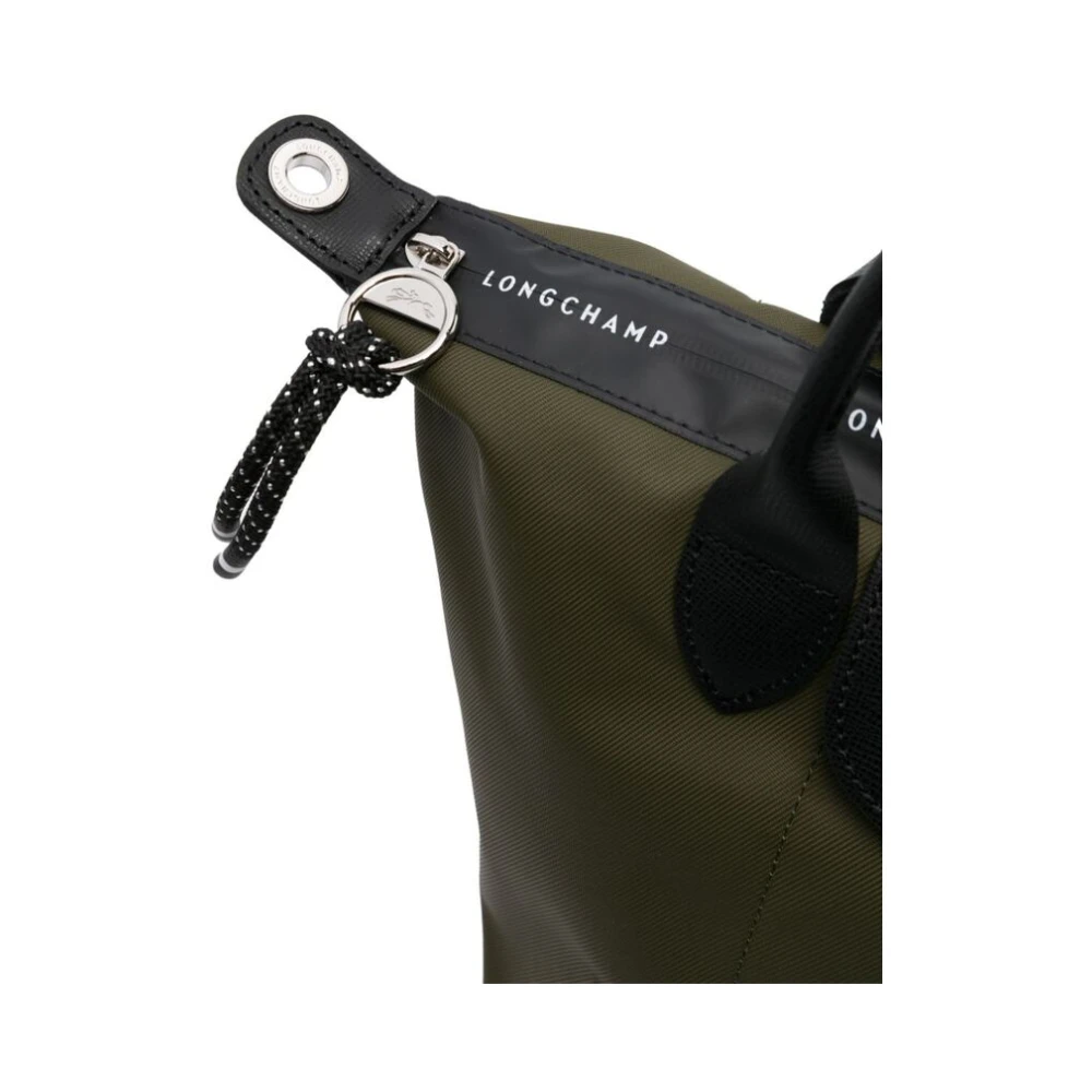 Longchamp Groene ECONYL Kalfsleren Handtas Green Dames