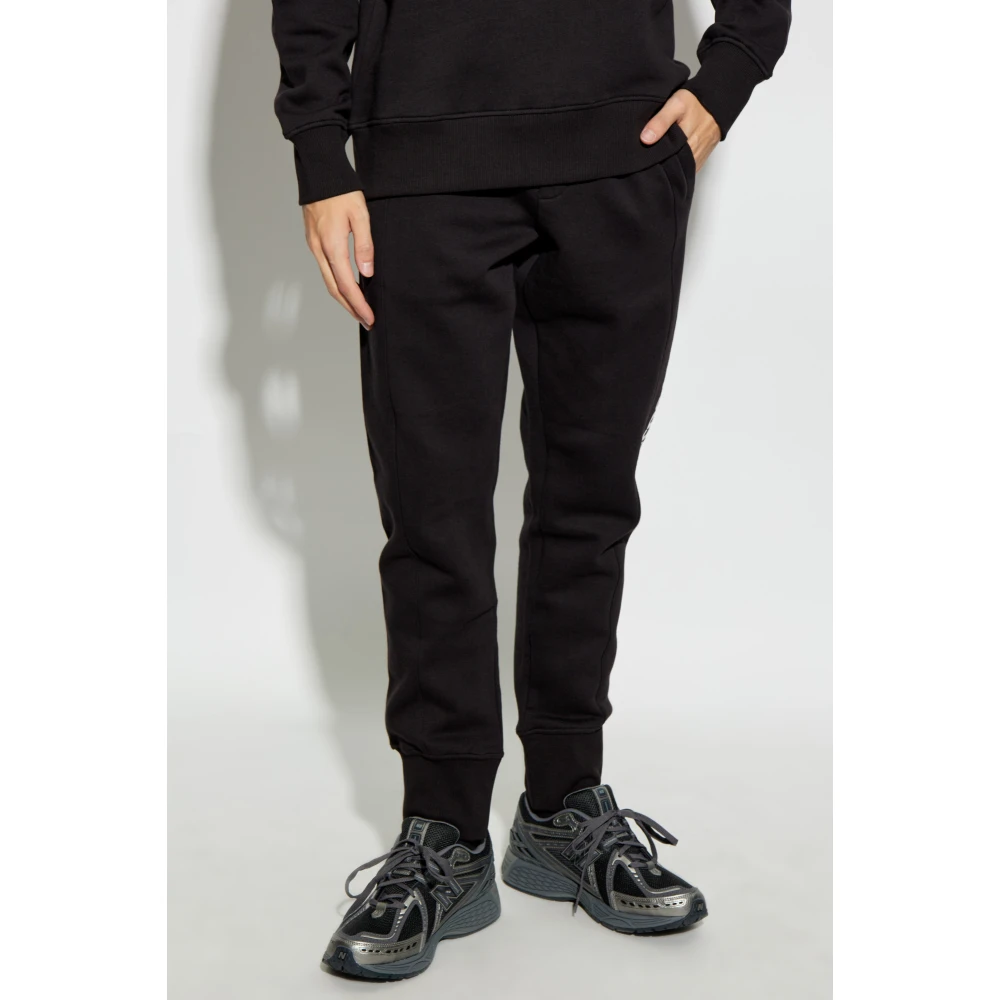 Versace Jeans Couture Sweatpants met logo Black Heren