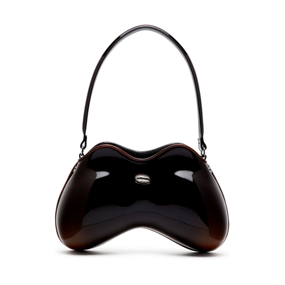 Diesel Women's Brown Shoulder Bags, One Size, Double-D Shoulder Bag