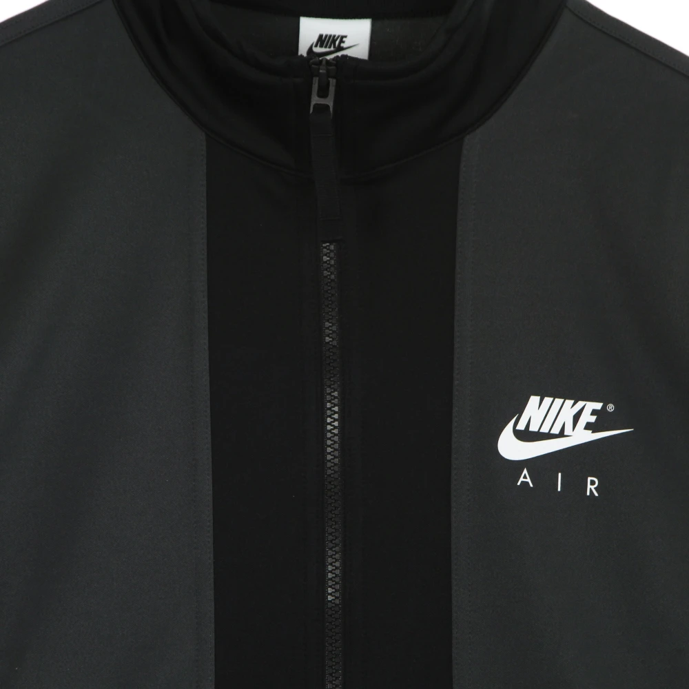 Nike Poly Knit Trainingsjack Zwart Wit Black Heren
