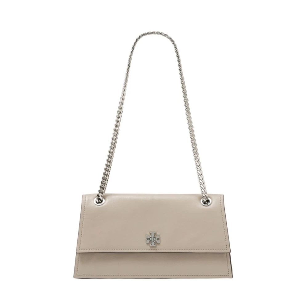 Tory Burch Women's Gray Kira Turnlock Shoulder Bag