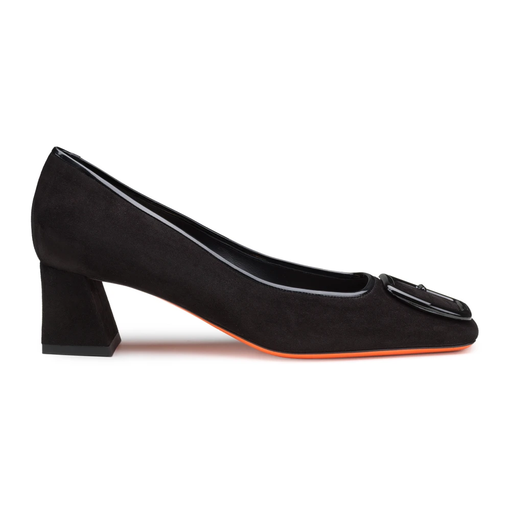 Santoni Mujer Negro Zapatos, Talla: 38 1/2 Eu