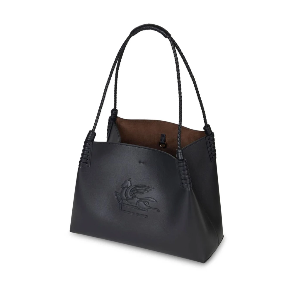 ETRO Zwarte Shopper Tas voor Vrouwen Black Dames