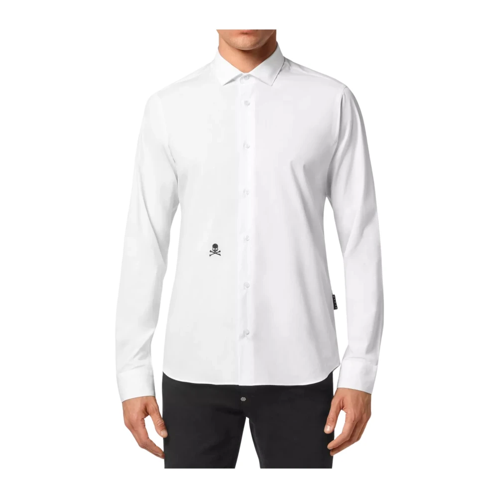Philipp Plein Witte Sugar Daddy Overhemd White Heren