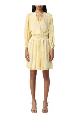 yellow-floral-mini-dress