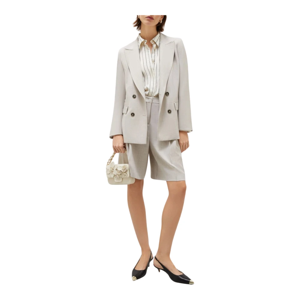Marella Stijlvolle Americana Jas in Arena Kleur Gray Dames