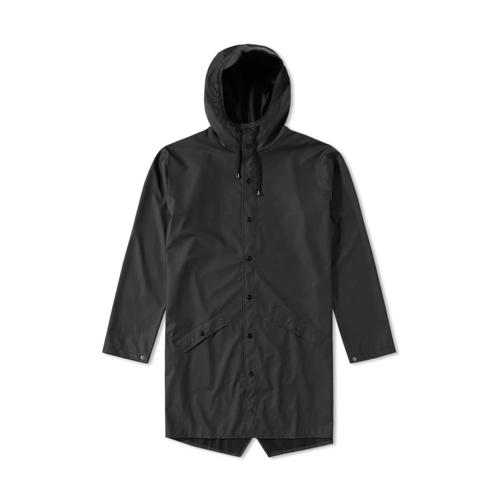 Rains Urban Lang Jack Zwart Black Heren