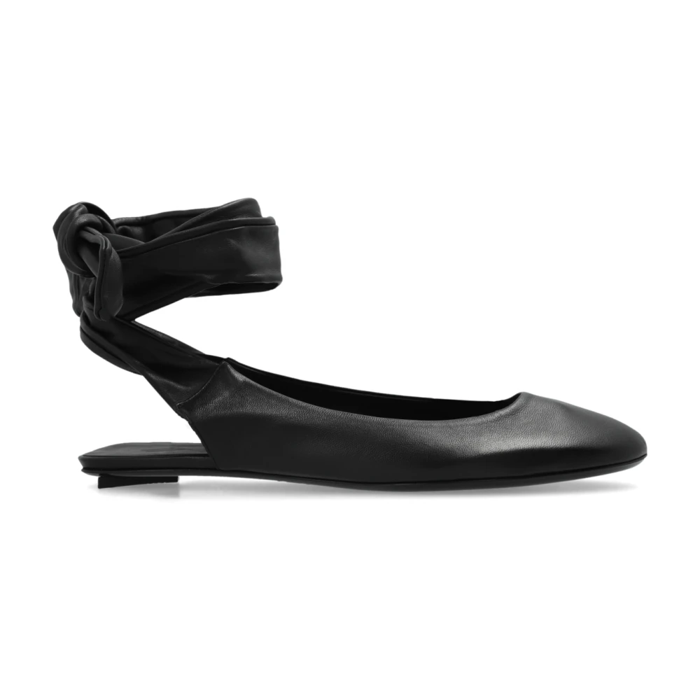 The Attico Women's Black Leather Shoes Cloe