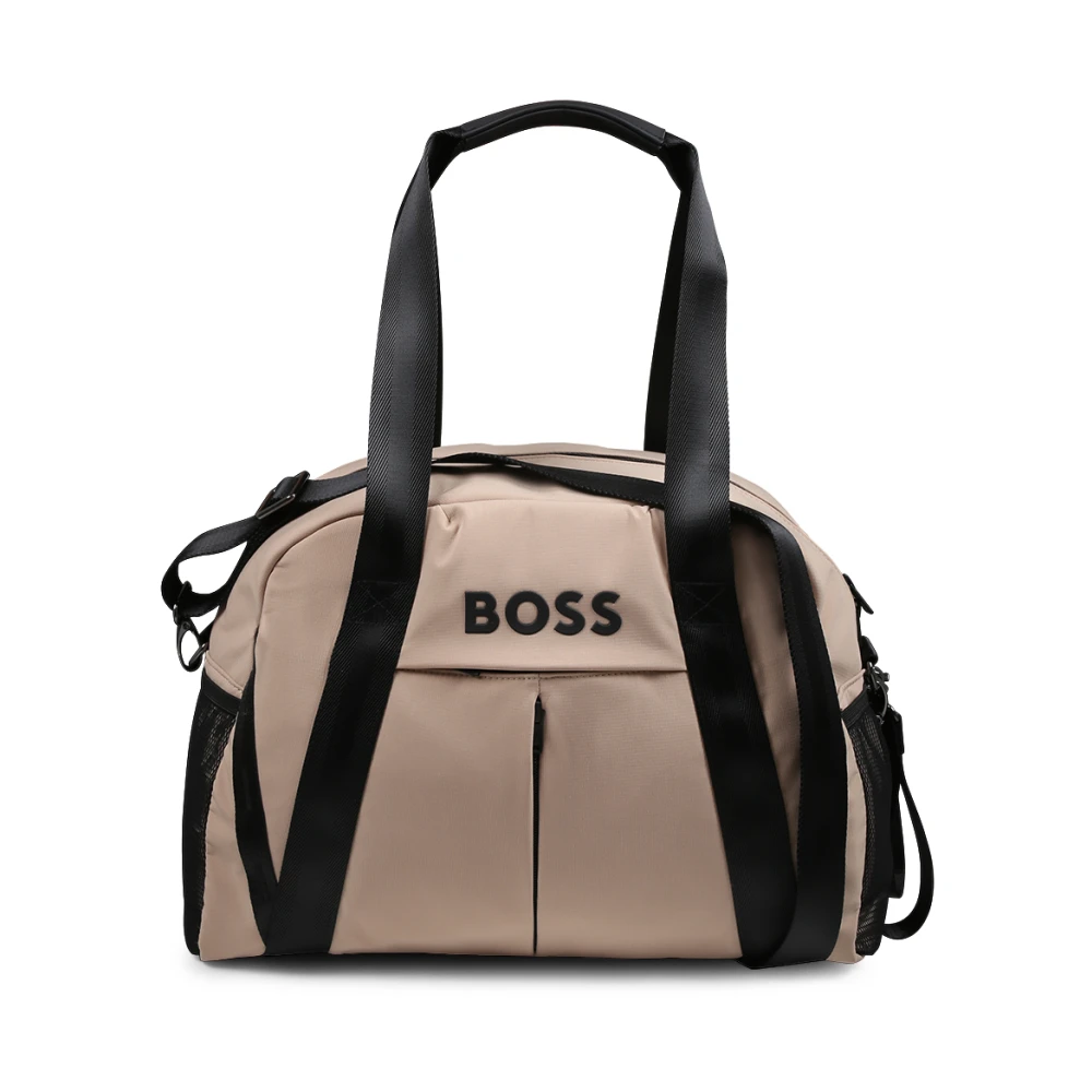 Hugo Boss Beige Verzorgingstas met Verstelbare Band Beige Unisex