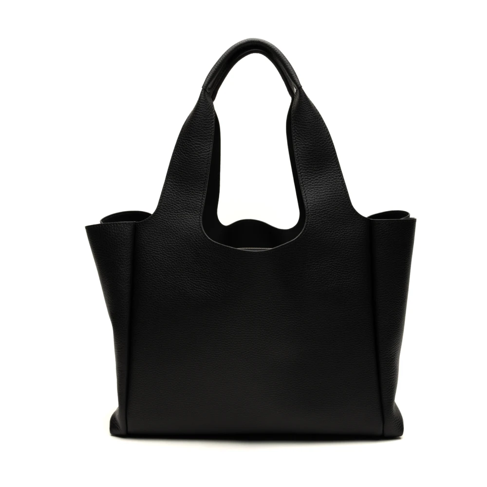 Hogan Zwarte Shopping Media Tas Black Dames