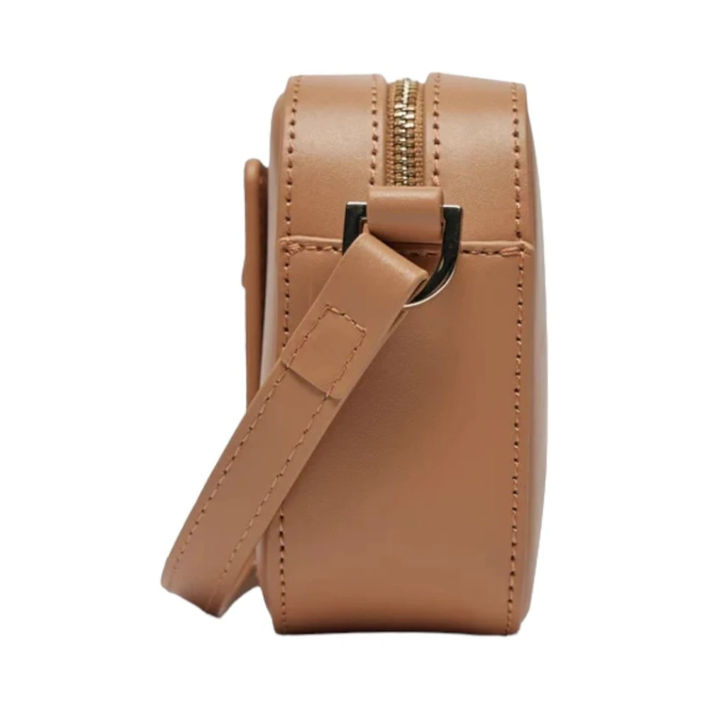 PATRIZIA PEPE Stijlvolle Leren Dames Tas Beige Dames