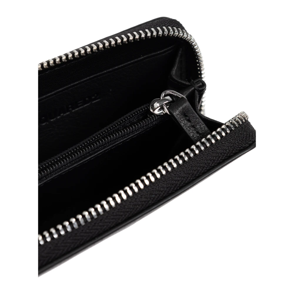 Dsquared2 Riemportemonnee Black Dames