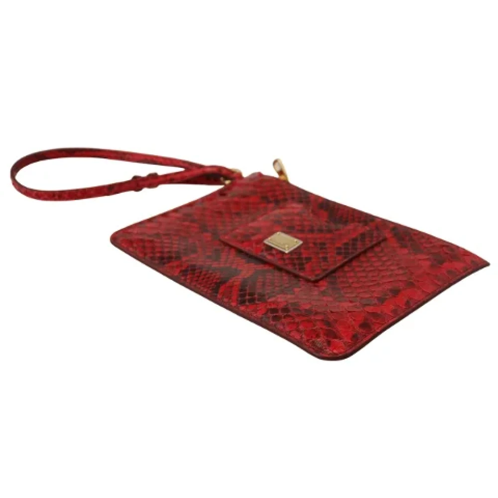 Dolce & Gabbana Pre-owned Fabric clutches Red Dames