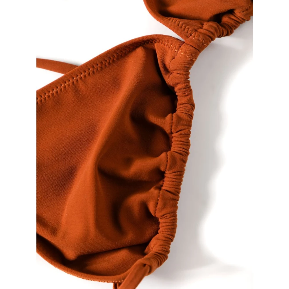 Lido Terracotta Driehoek Bikini Set Brown Dames