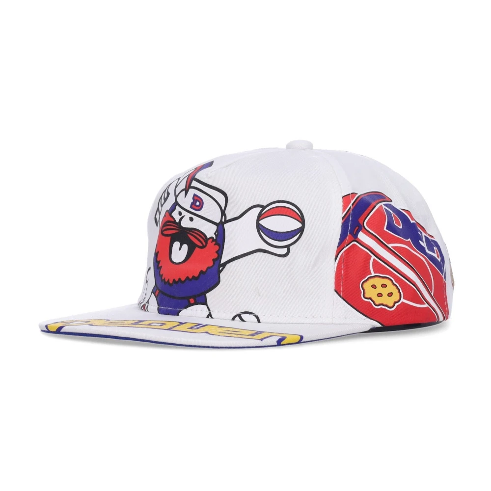 Mitchell & Ness Denver Nuggets Platte Klep Pet Wit Multicolor Heren