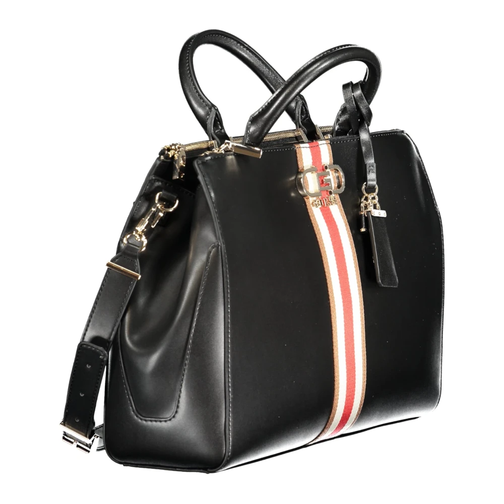 Guess Zwarte dameshandtas met verstelbare band Black Dames