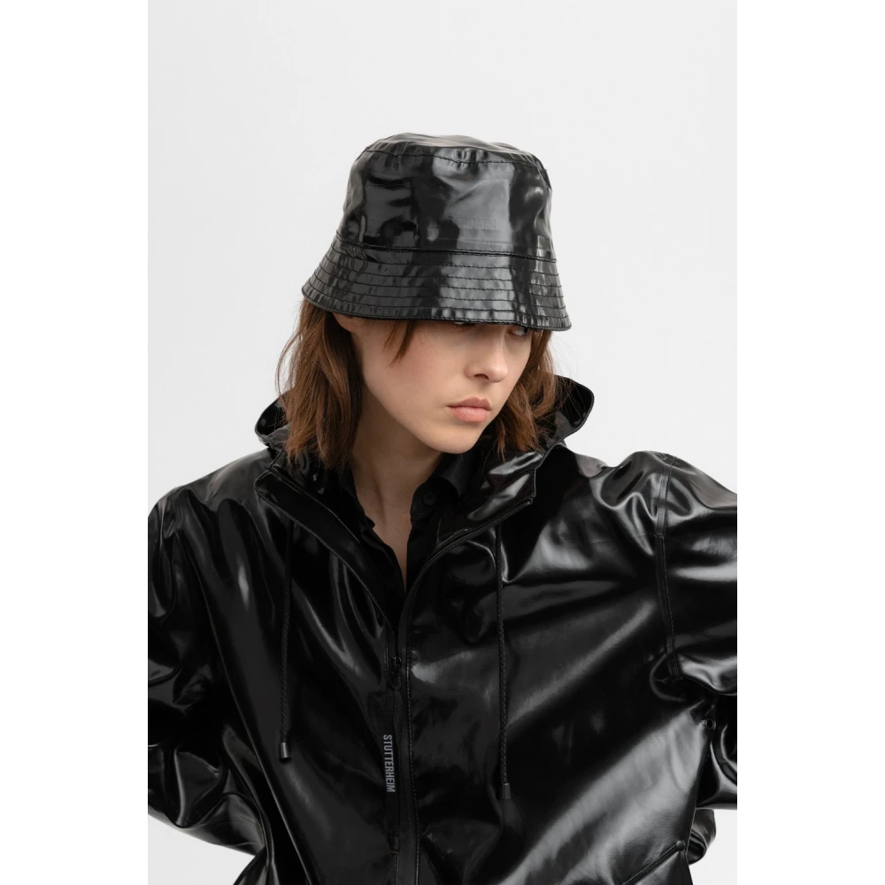 Stutterheim Opal Waterdichte Bucket Hoed Black Unisex