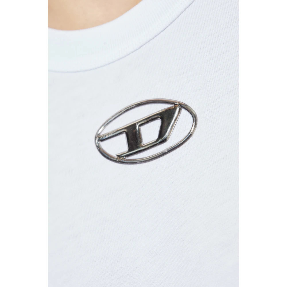 Diesel T-shirt T-Bisco-Od White Heren