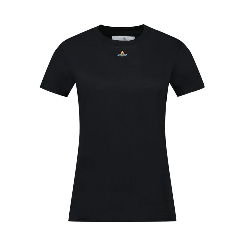 Vivienne Westwood Women's Black T-Shirts, S, Orb Peru T-Shirt