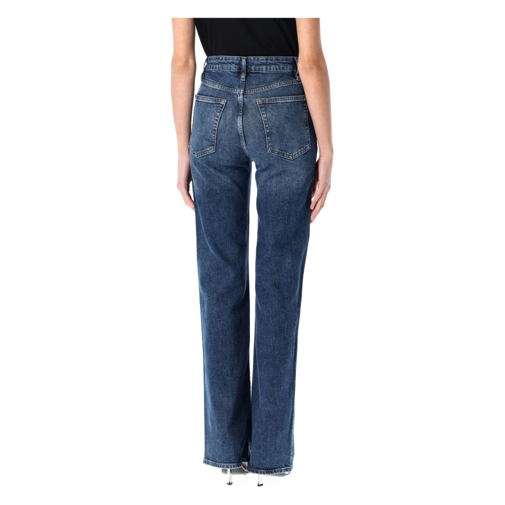 Frame Rival Blue Bootcut Jeans Blue Dames
