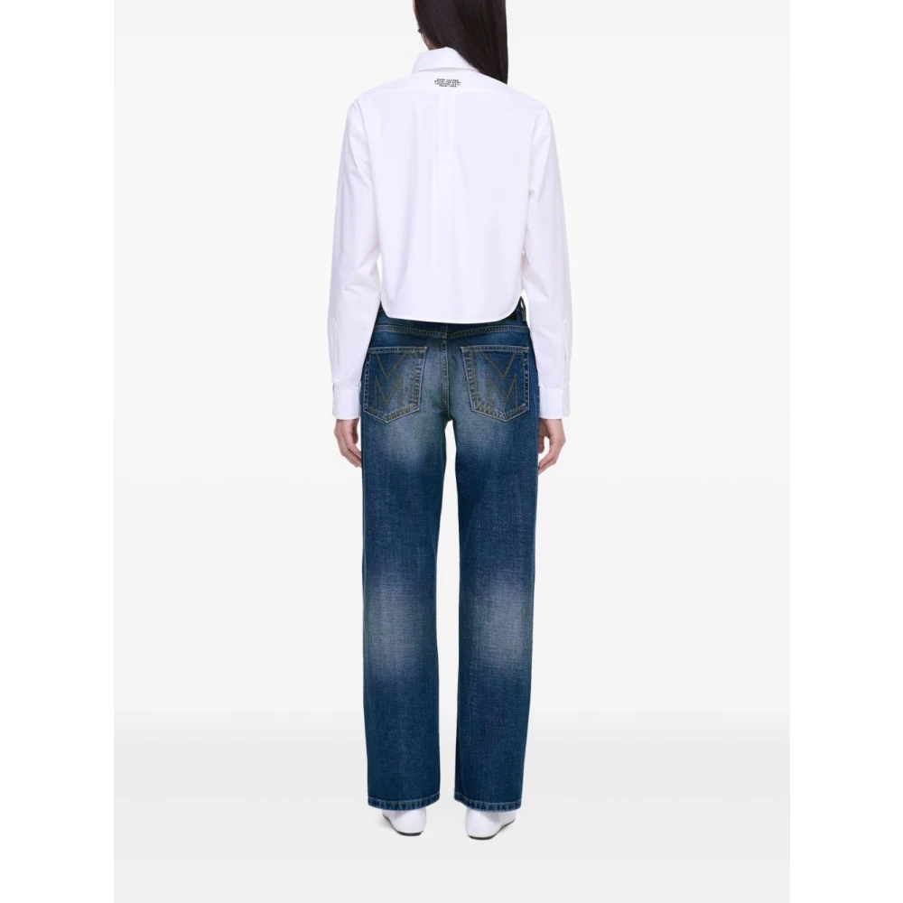 Marc Jacobs Witte Cropped Femme Shirt White Dames
