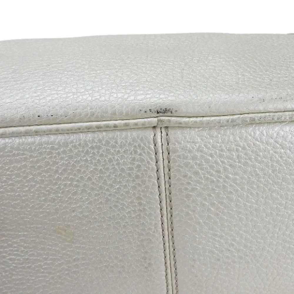 Celine Vintage Pre-owned Leather handbags Gray Dames