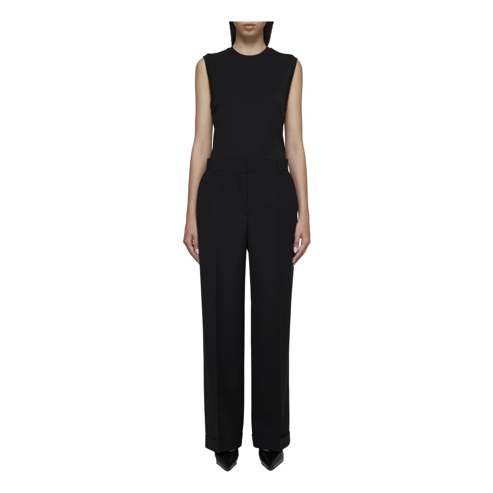 TotêMe Zwarte Mouwloze Top Met Ronde Hals Black Dames