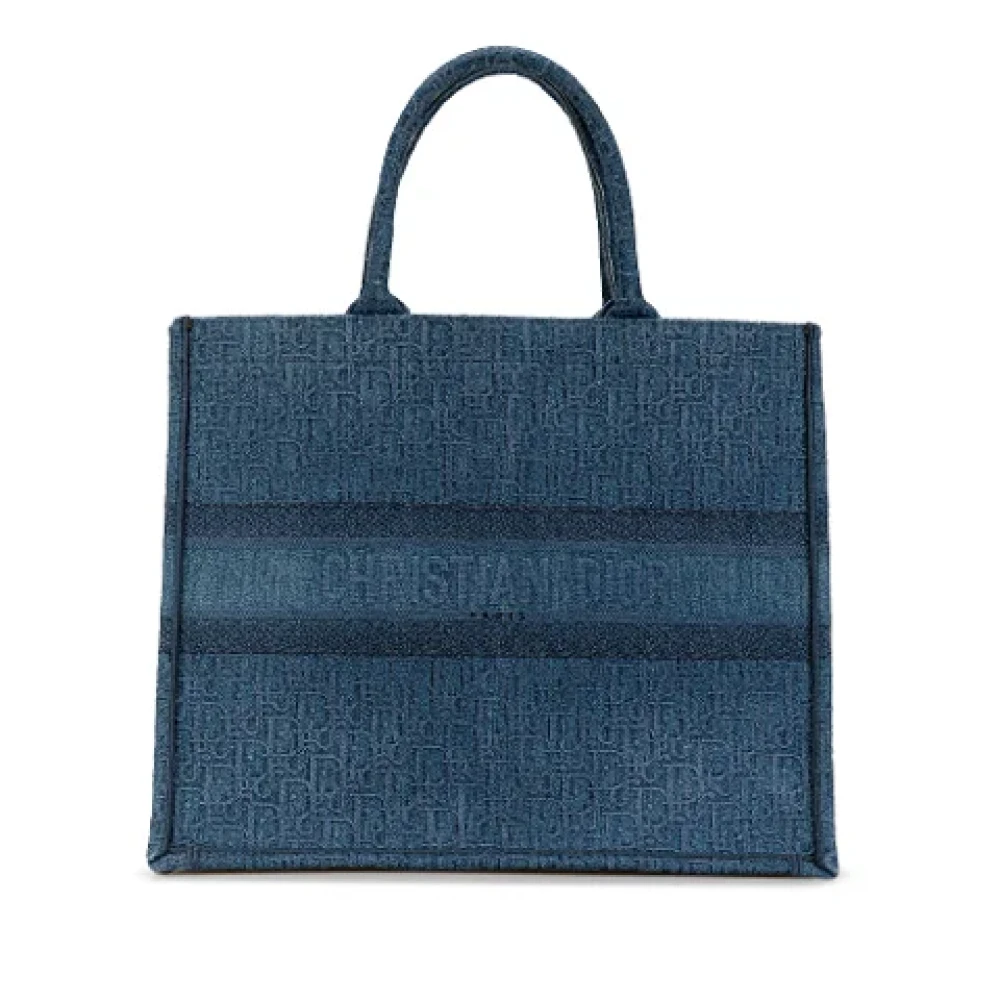 Dior Vintage Pre-owned Denim totes Blue Dames
