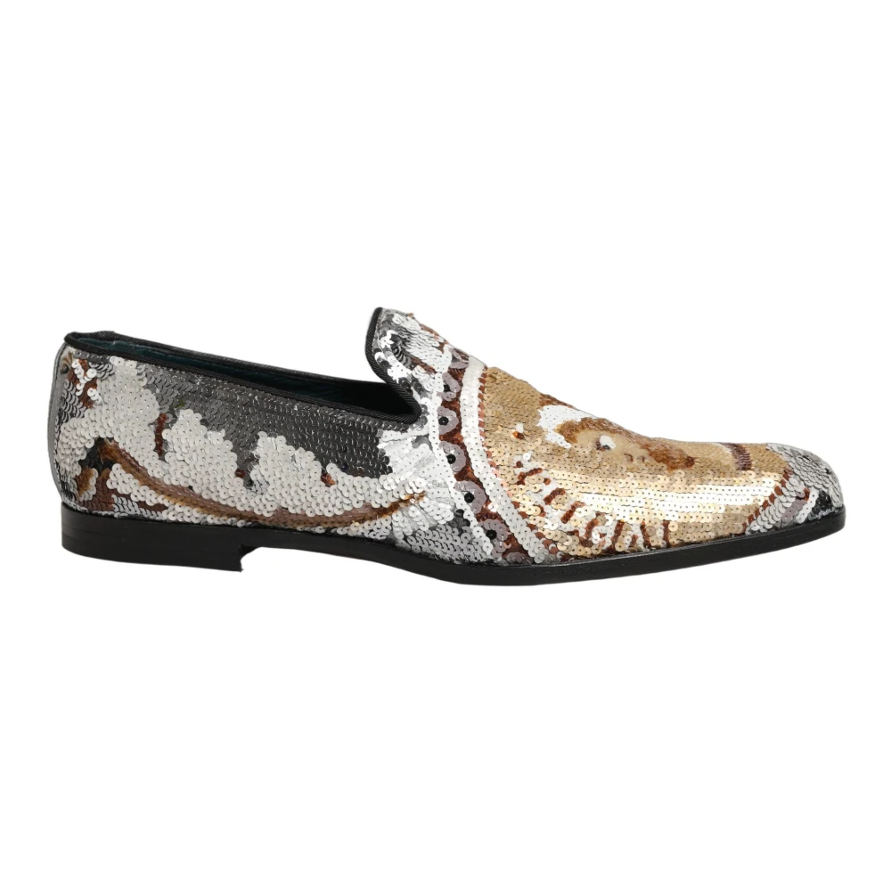 Dolce & Gabbana Men's Multicolor Ariosto Loafers - Loafers - 10 Uk - Shoes