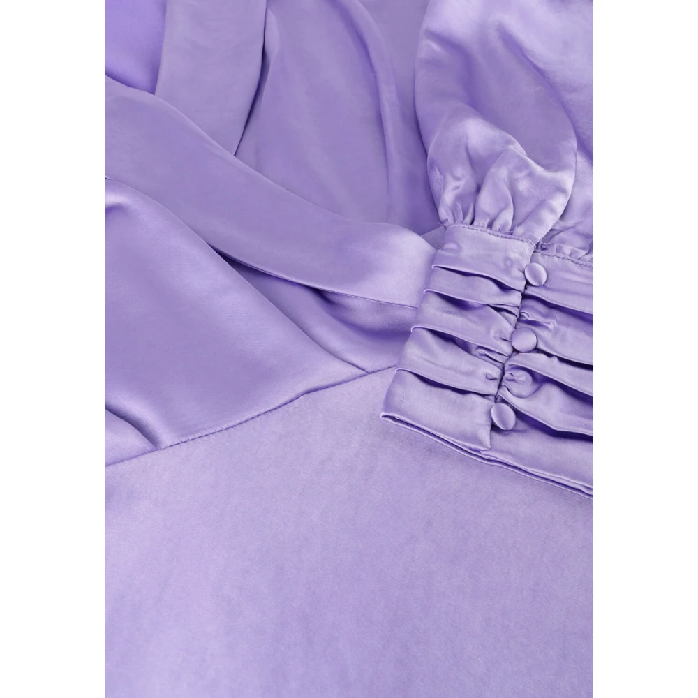 Notre-v Dames Jurken Nv-doris Satin Dress Purple Dames