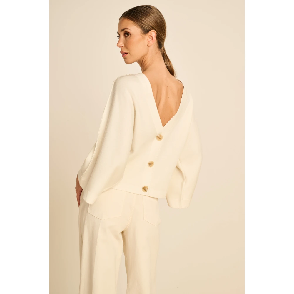 March23 Lagua Trui Beige Dames