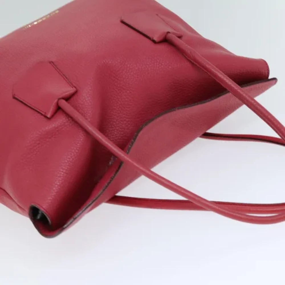 Burberry Vintage Pre-owned Leather handbags Pink Dames