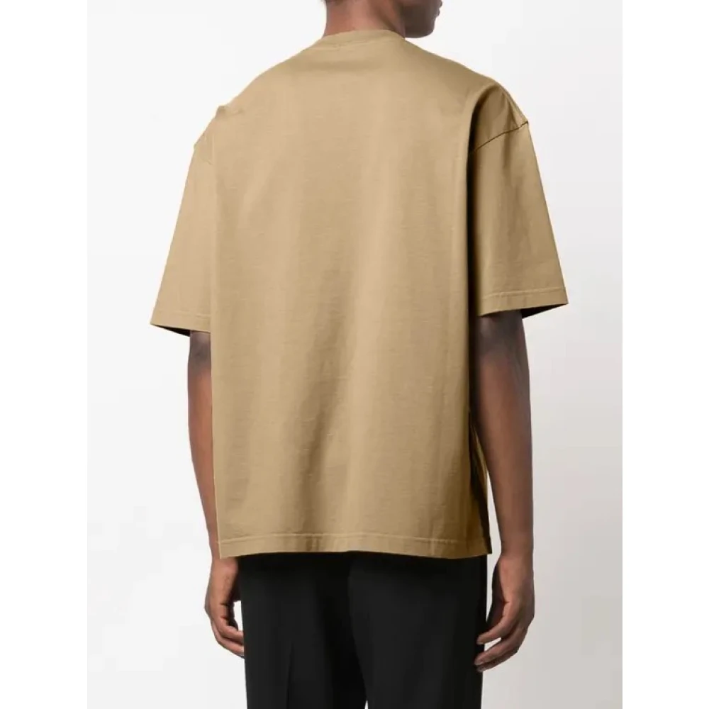 Balenciaga BB Logo T-shirt Beige Heren