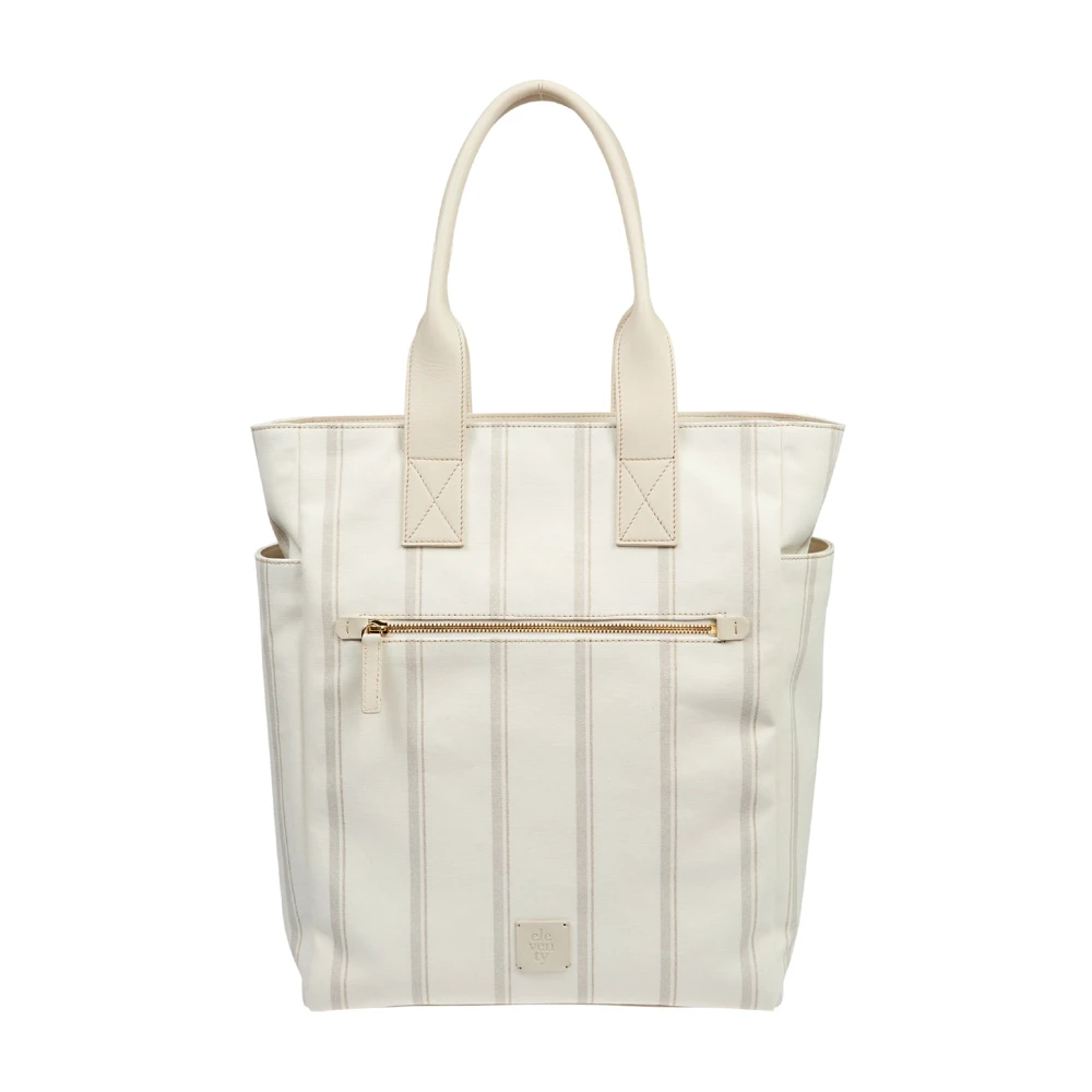 Eleventy Herren Weiß Tote Bag